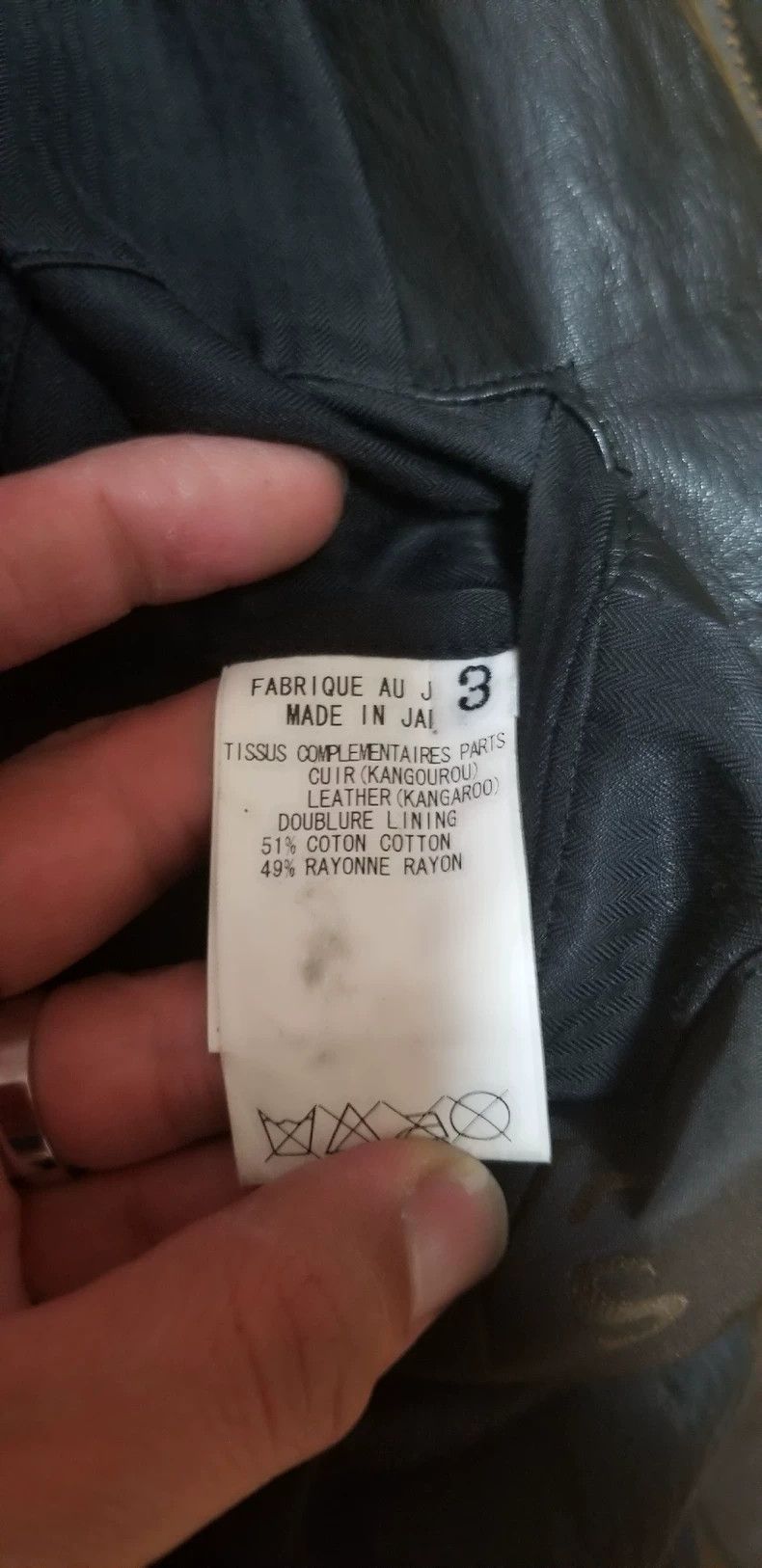 Yohji Yamamoto stylish black leather jacket by Yohji Yamamoto Size US M / EU 48-50 / 2 - 5 Thumbnail