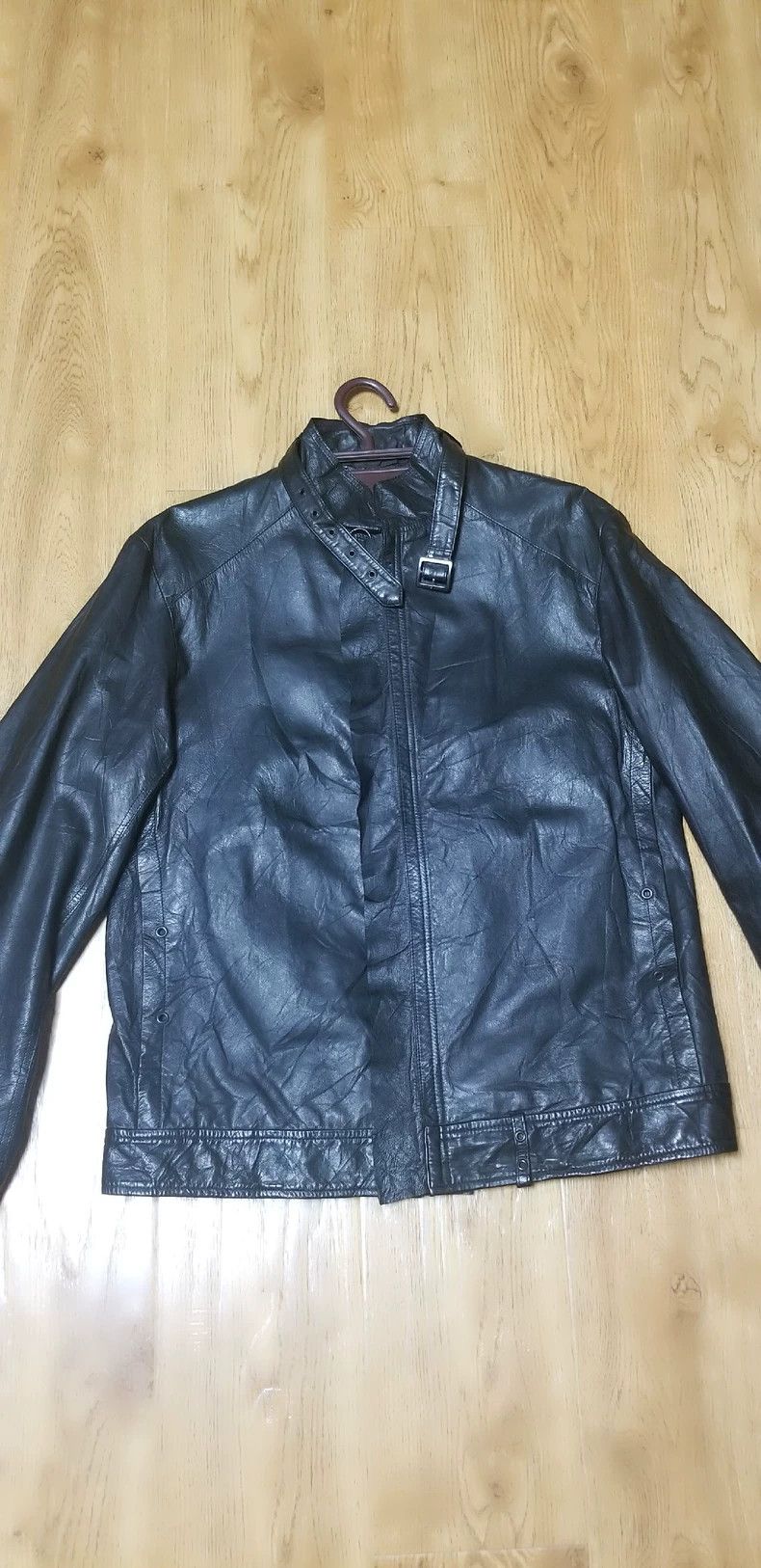 Yohji Yamamoto stylish black leather jacket by Yohji Yamamoto Size US M / EU 48-50 / 2 - 2 Thumbnail