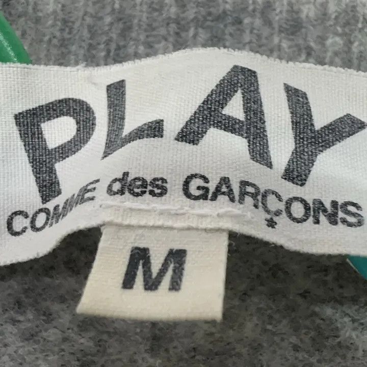 Comme des Garcons Comme des Garçons Play Grey Knitted Cardigan 0079 Size M / US 6-8 / IT 42-44 - 3 Thumbnail