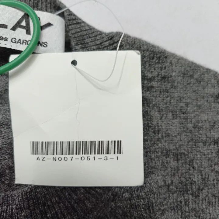 Comme des Garcons Comme des Garçons Play Gray Knit Cardigan 0079 Size S / US 4 / IT 40 - 5 Thumbnail