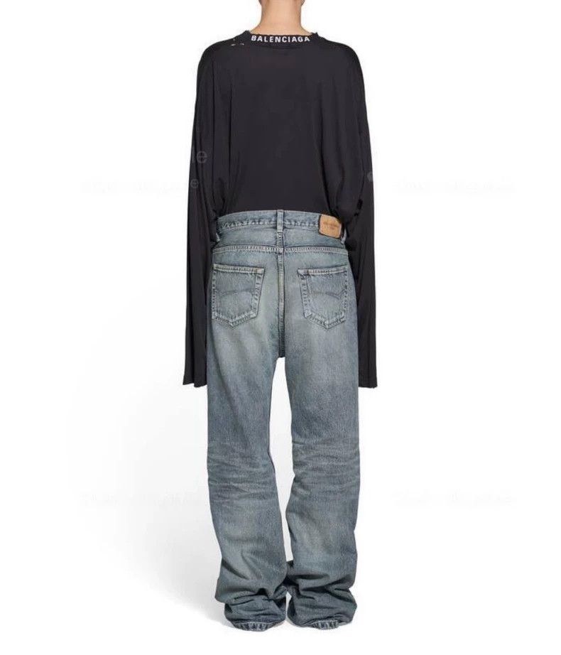 Balenciaga new balenciaga flared blue denim pants Size US 30 / EU 46 - 8 Thumbnail