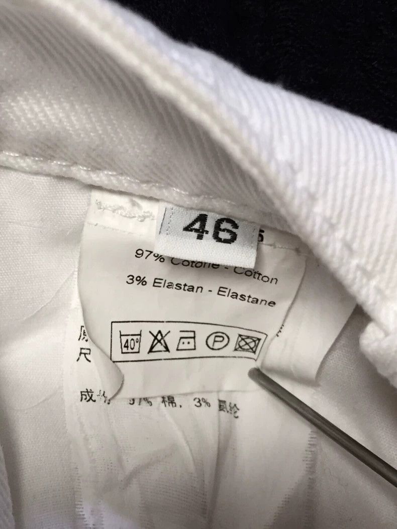 Raf Simons Raf Simons White Wide-Leg Trousers Size US 44 / EU 60 - 7 Thumbnail