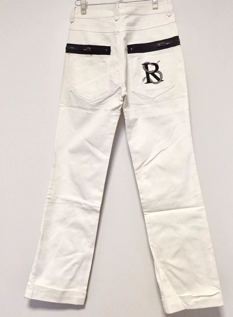 Raf Simons Raf Simons White Wide-Leg Trousers Size US 44 / EU 60 - 2 Thumbnail