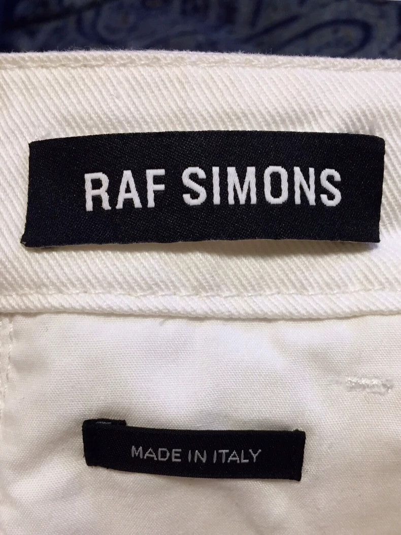 Raf Simons Raf Simons White Wide-Leg Trousers Size US 44 / EU 60 - 6 Thumbnail