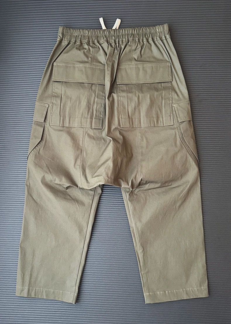 Rick Owens designer harem pants in military green Size US 44 / EU 60 - 2 Thumbnail