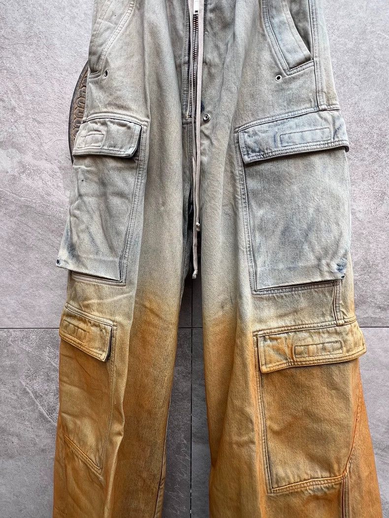 Rick Owens rick owens double cargo wide leg pants Size 24" / US 00 / IT 34 - 4 Thumbnail