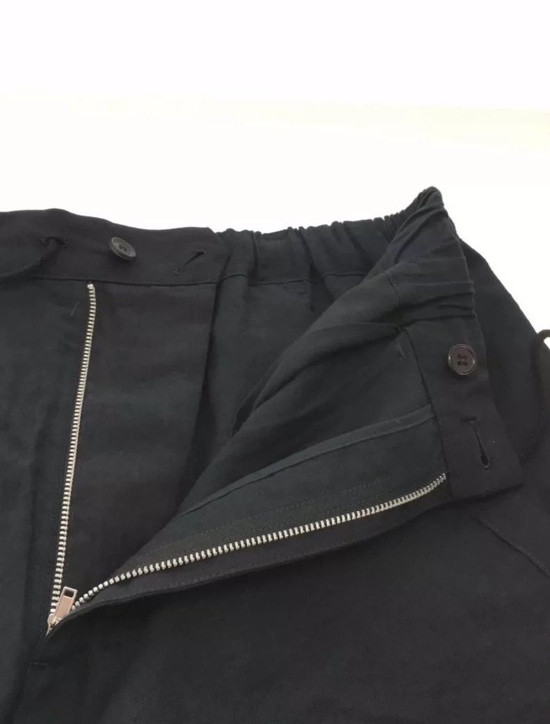 Yohji Yamamoto black asymmetrical skirt pants by yohji yamamoto Size 22" - 3 Thumbnail