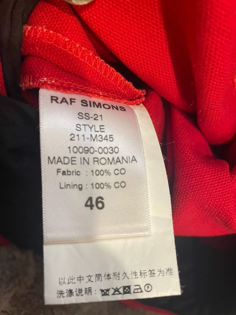 Raf Simons red flared jeans by RAF SIMONS Size US 44 / EU 60 - 2 Thumbnail