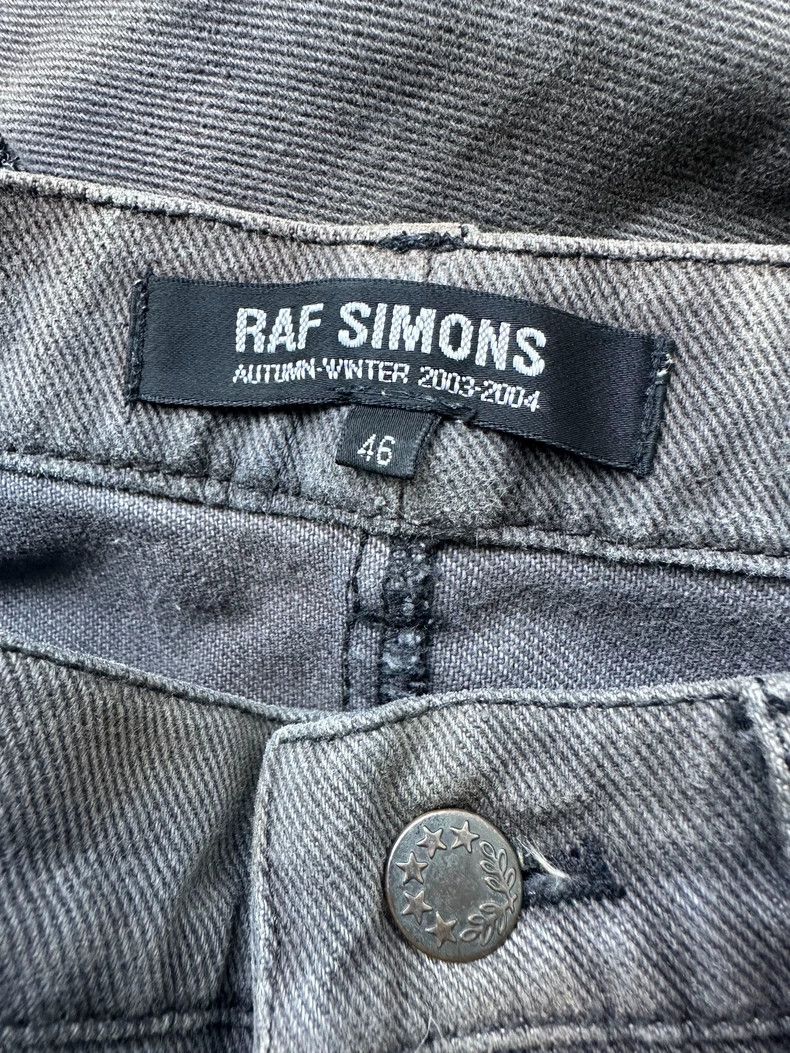 Raf Simons raf simons slim black grey denim pants Size US 44 / EU 60 - 6 Thumbnail