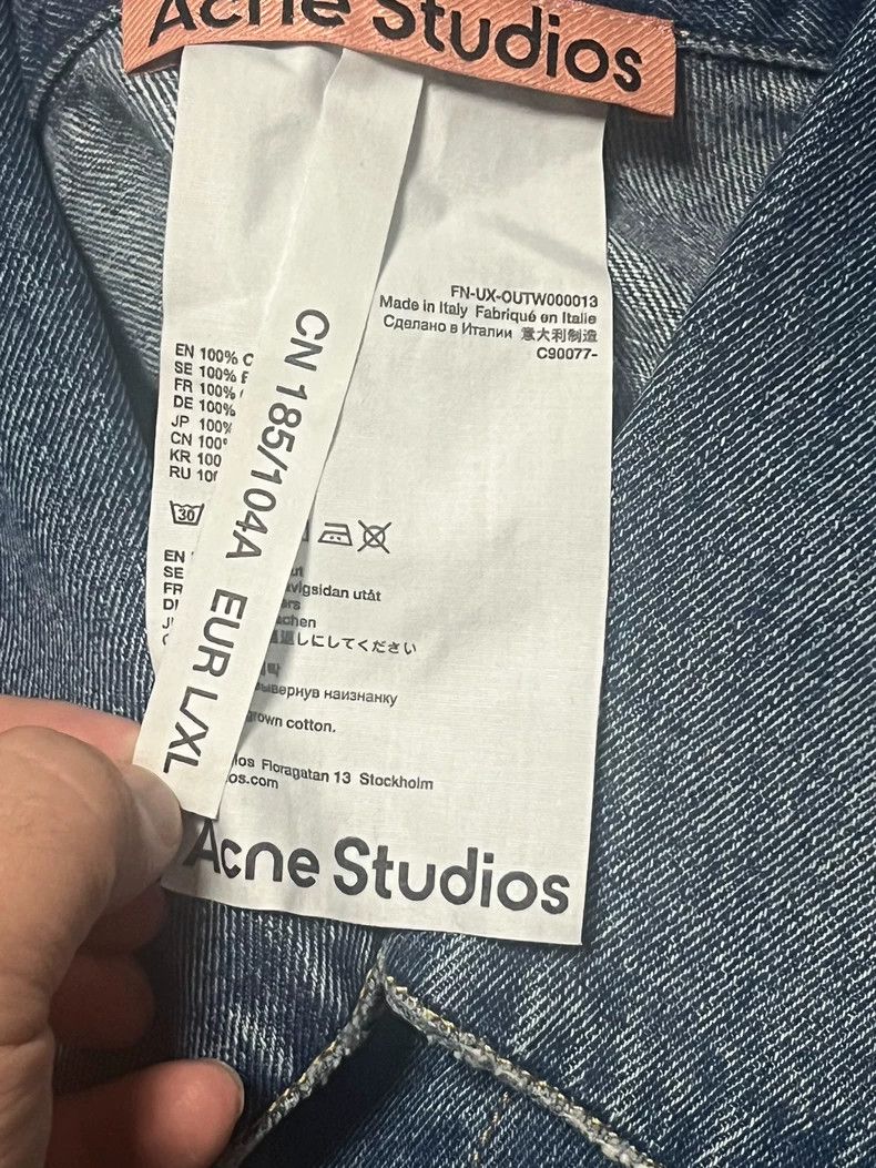 Acne Studios oversized denim jacket by acne studios Size US L / EU 52-54 / 3 - 9 Thumbnail