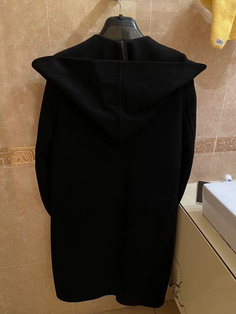 Rick Owens rick owens black cashmere hooded coat Size US S / EU 44-46 / 1 - 2 Thumbnail