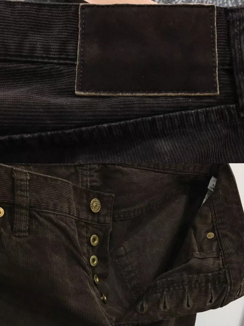 Visvim visvim fluxus cords casual pants in mud Size US 26 / EU 42 - 3 Thumbnail