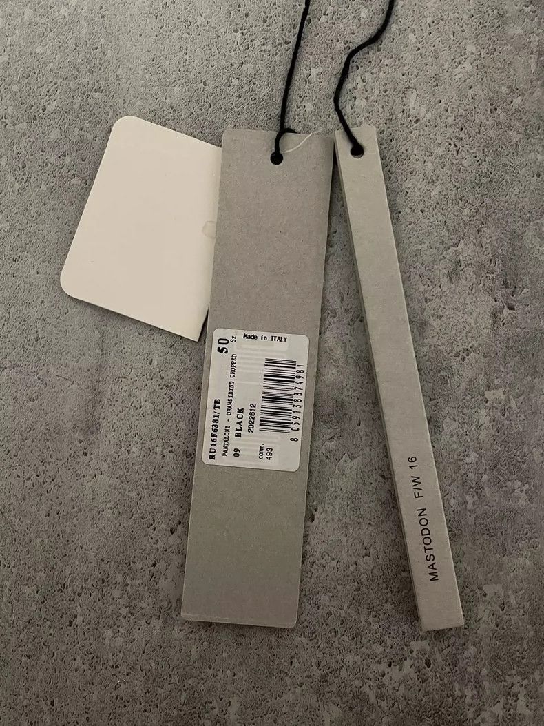 Rick Owens rick owens size 50 cropped pants Size US 44 / EU 60 - 4 Thumbnail
