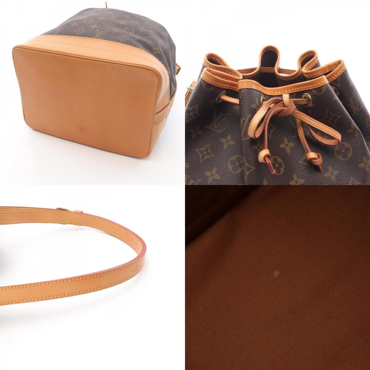 Louis Vuitton Louis Vuitton Louis Vuitton Noe Monogram Shoulder Bag Canvas Shoulder Bag M42224 Size ONE SIZE - 10 Thumbnail