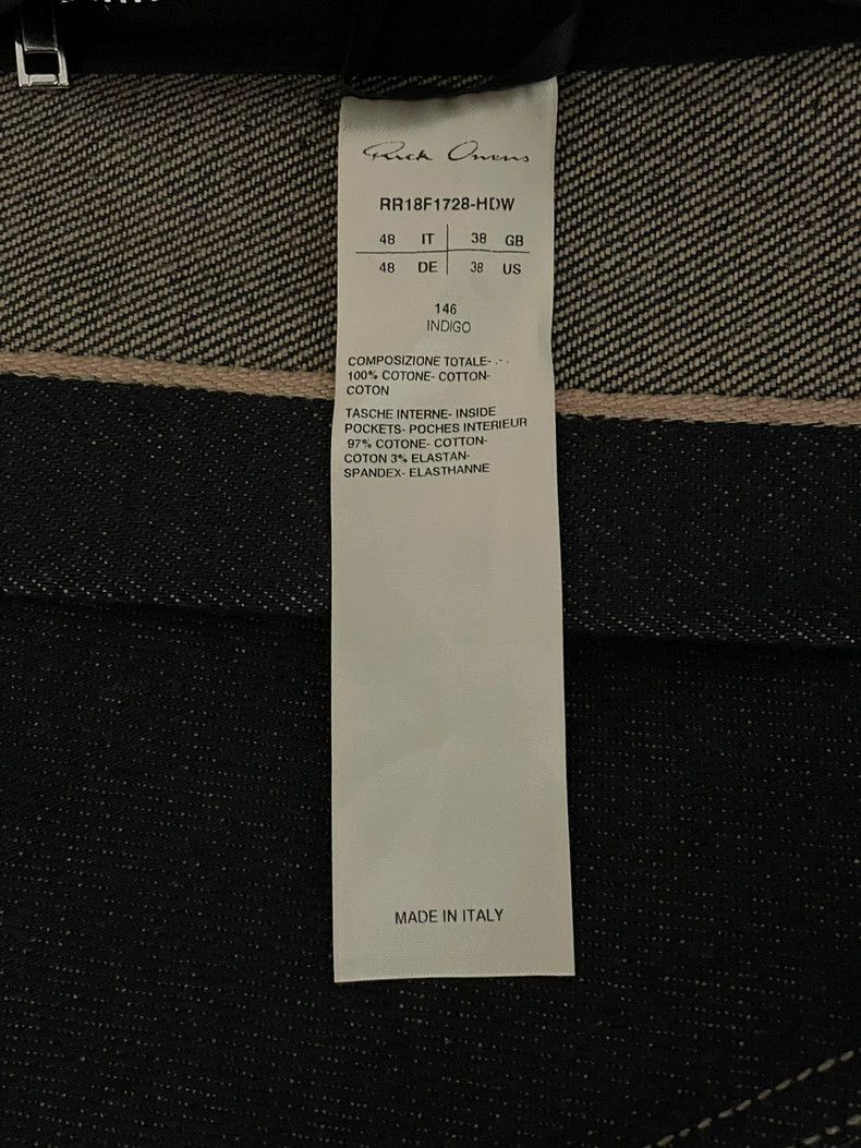 Rick Owens rick owens dark denim jacket Size US M / EU 48-50 / 2 - 3 Thumbnail