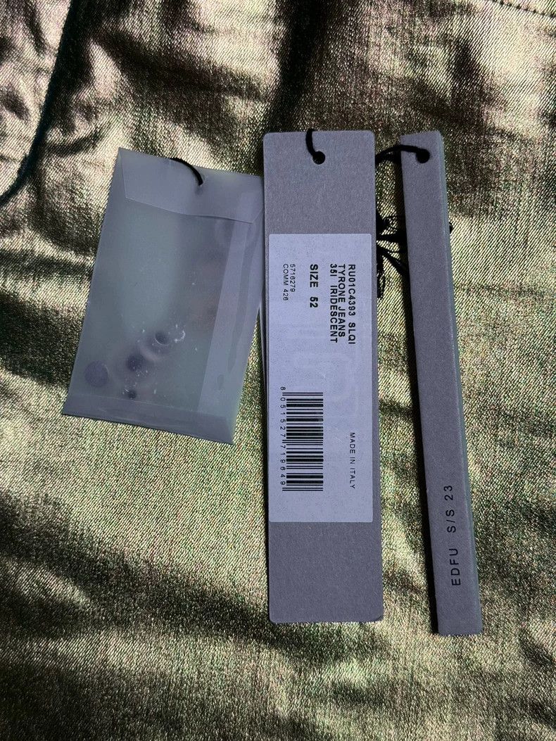 Rick Owens rick owens ro metallic long pants Size US 44 / EU 60 - 6 Thumbnail