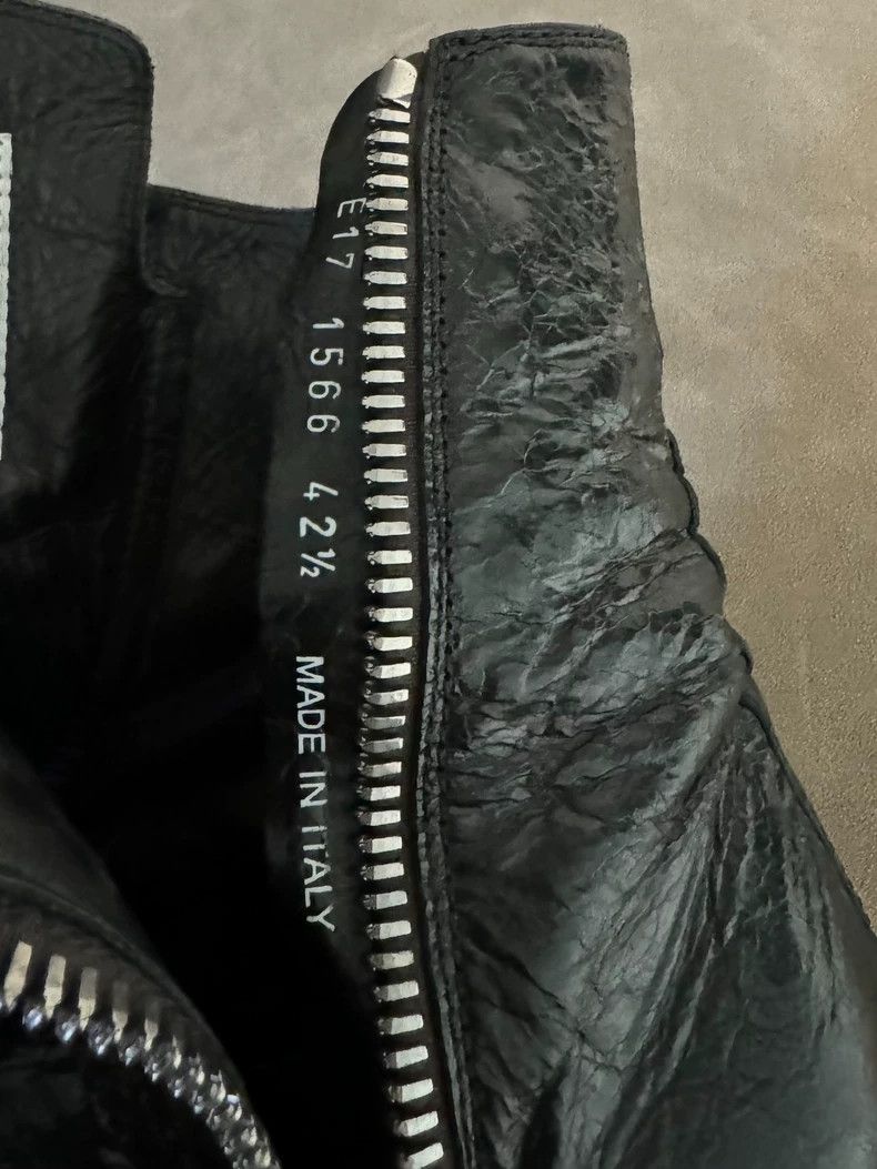 Rick Owens rick owens black high top sneakers Size US 5 / EU 37 - 9 Thumbnail