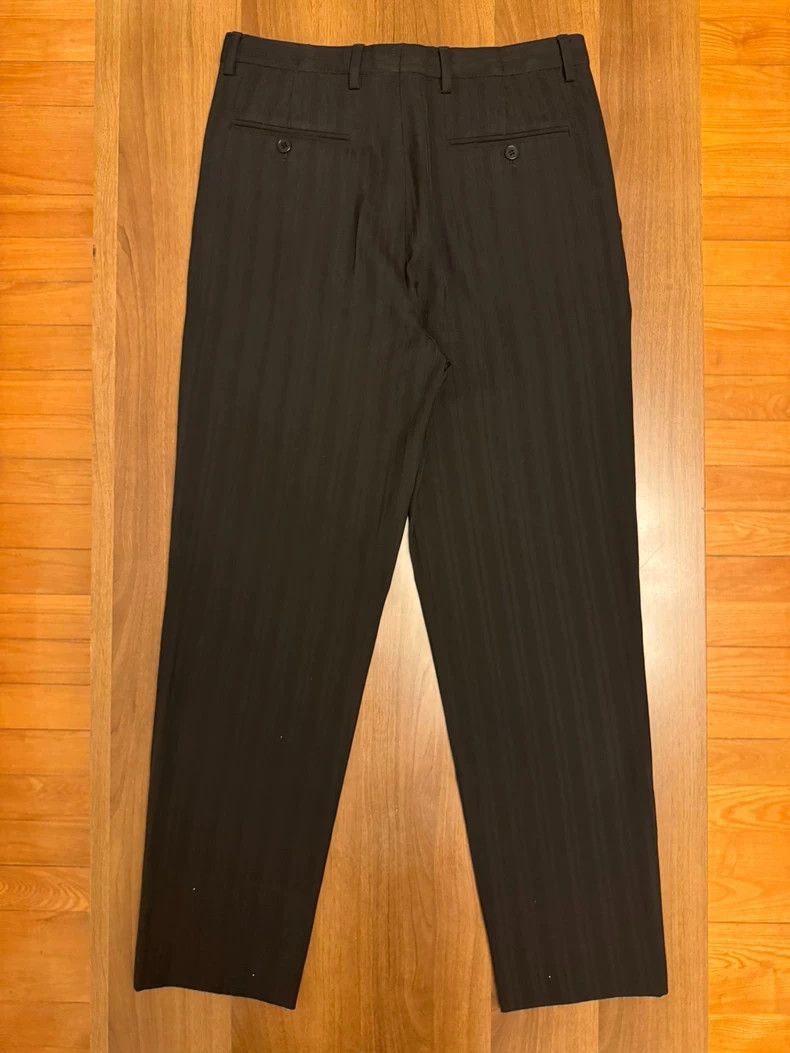 Saint Laurent Paris saint laurent black stripe wool pants Size US 44 / EU 60 - 4 Thumbnail