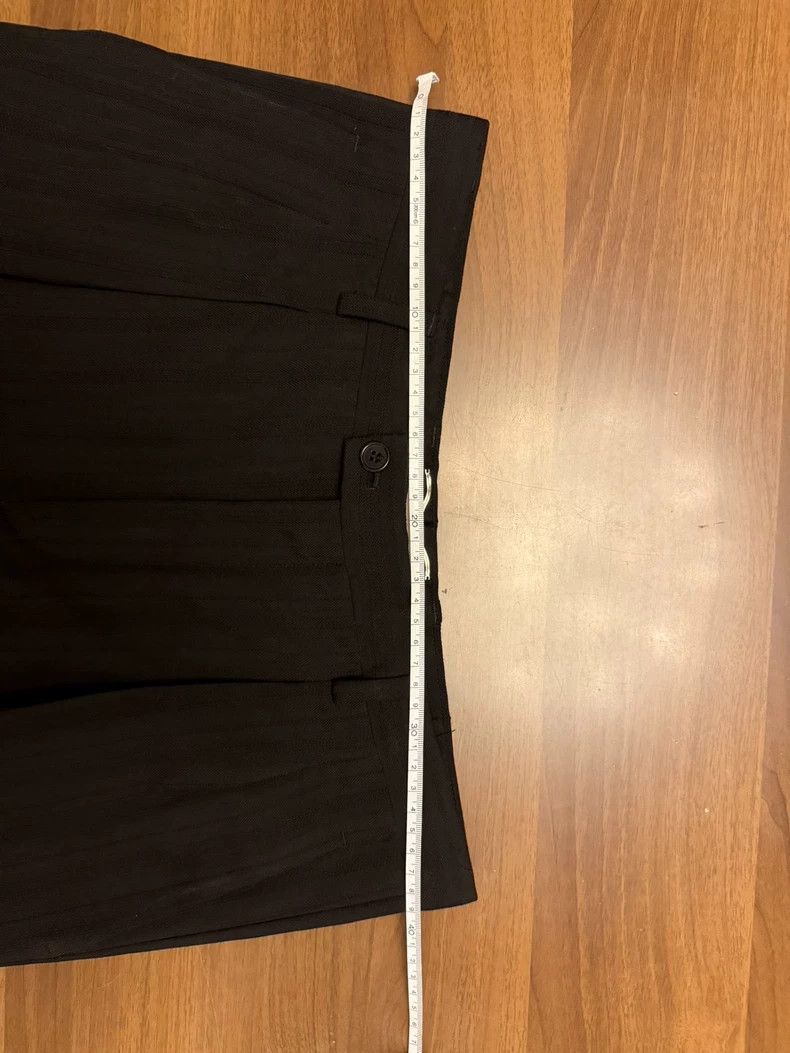 Saint Laurent Paris saint laurent black stripe wool pants Size US 44 / EU 60 - 6 Thumbnail