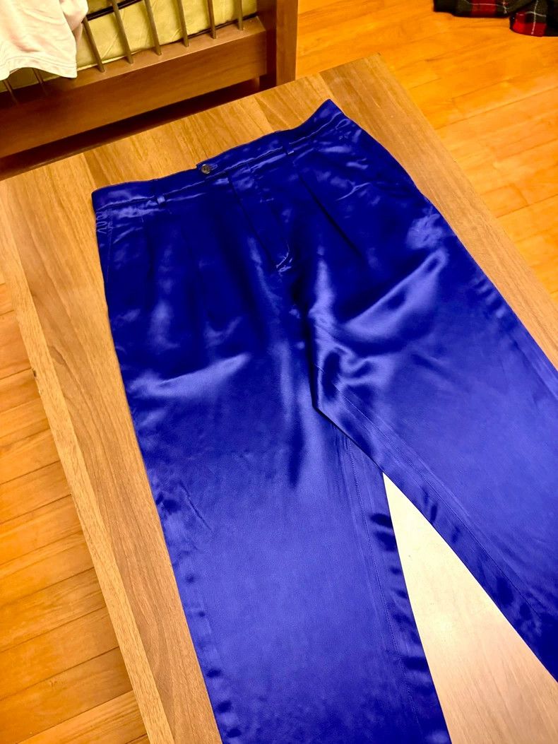 Saint Laurent Paris saint laurent 22ss blue formal pants Size US 44 / EU 60 - 2 Thumbnail
