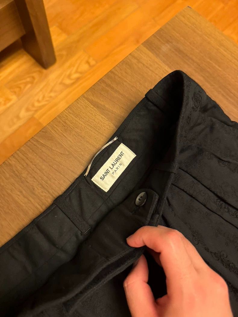 Saint Laurent Paris saint laurent 22ss black wool pants Size US 44 / EU 60 - 3 Thumbnail