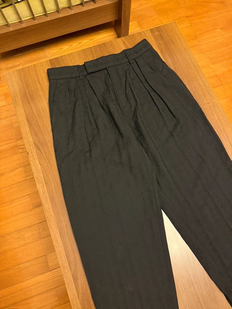 Saint Laurent Paris saint laurent 22ss black wool pants Size US 44 / EU 60 - 2 Thumbnail