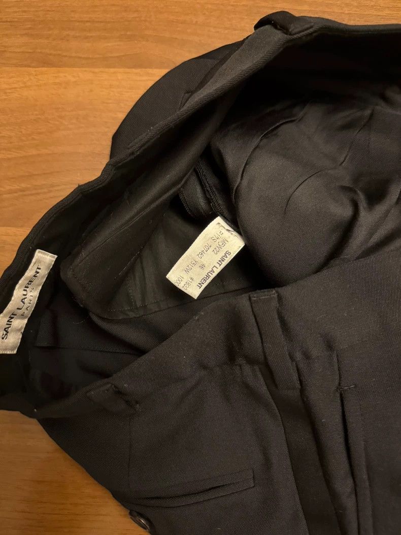 Saint Laurent Paris saint laurent black smoking trousers Size US 44 / EU 60 - 4 Thumbnail