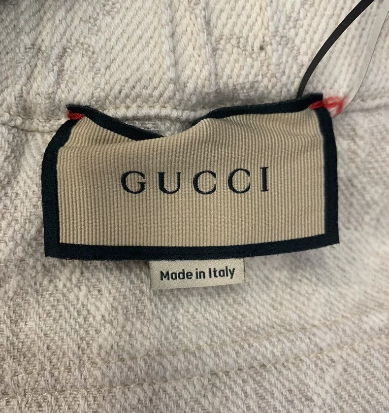 Gucci Gucci Ivory Logo Men's Shorts Size US 44 / EU 60 - 5 Thumbnail