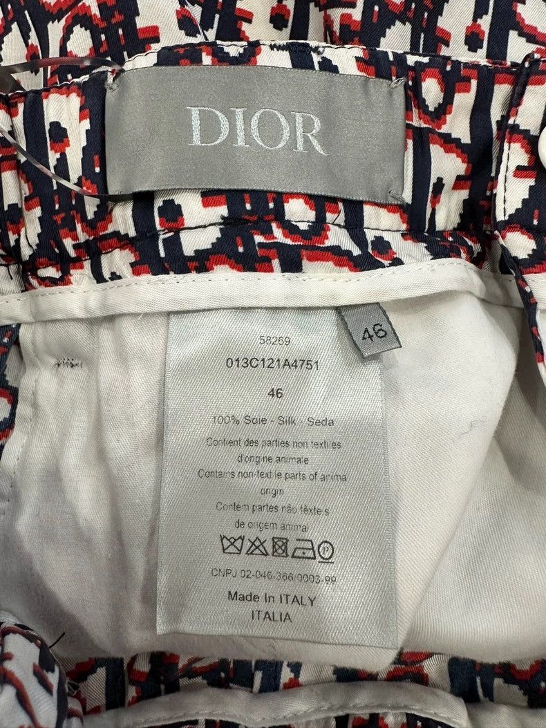 Dior Dior men's silk shorts with logo Size US 44 / EU 60 - 4 Thumbnail