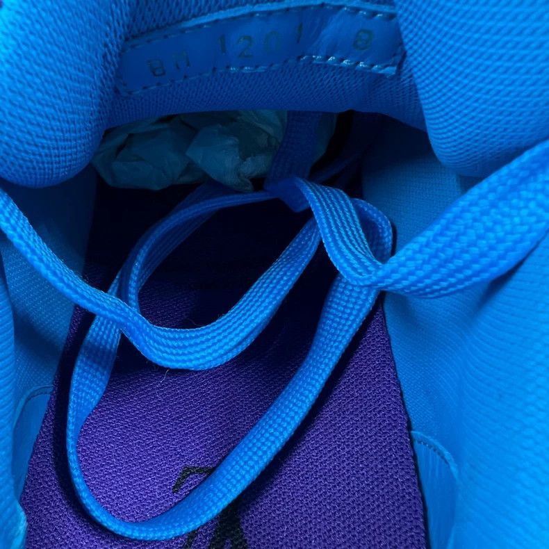 Louis Vuitton LV Trainer Blue Purple Sneakers 42 Size US 12 / EU 45 - 6 Thumbnail