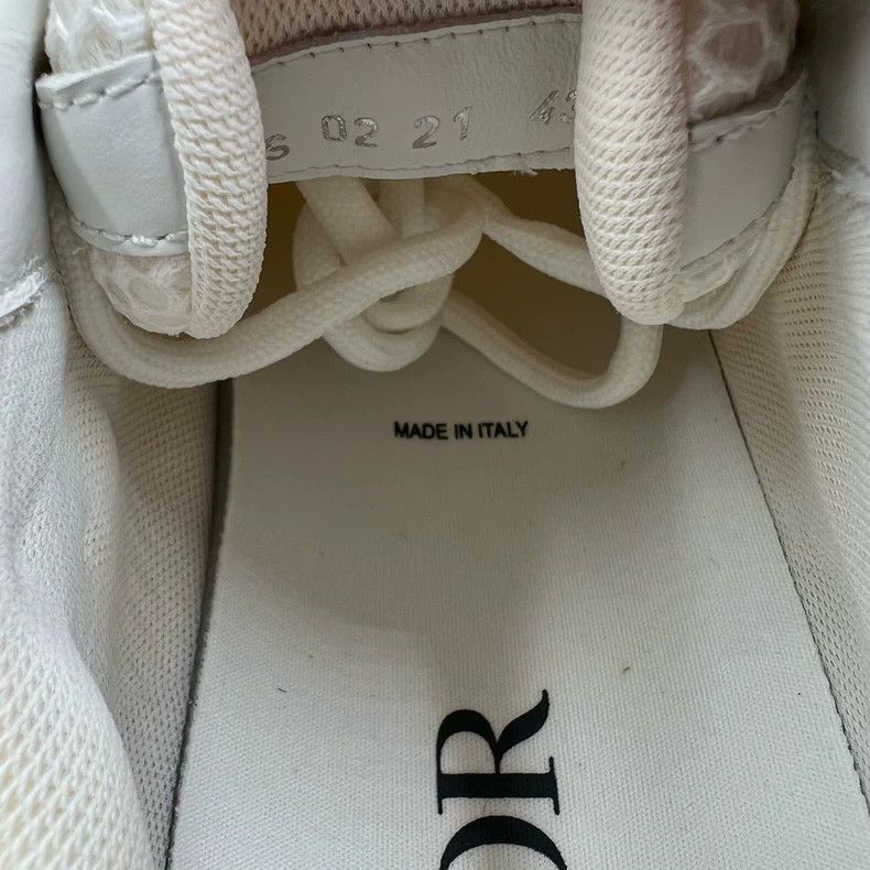 Dior Dior B22 silver white sneakers Size US 5 / EU 37 - 5 Thumbnail