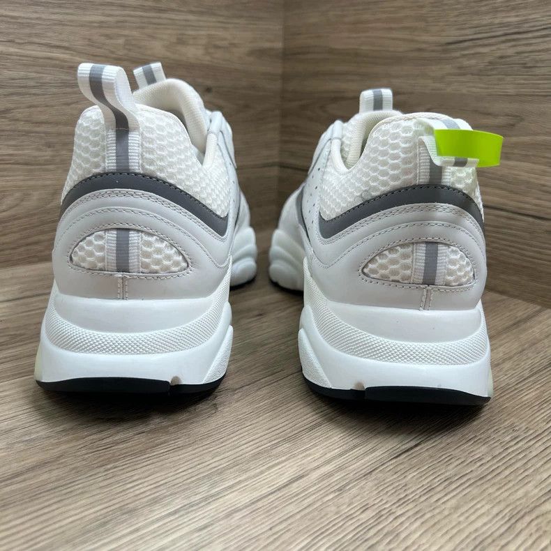 Dior Dior B22 silver white sneakers Size US 5 / EU 37 - 4 Thumbnail