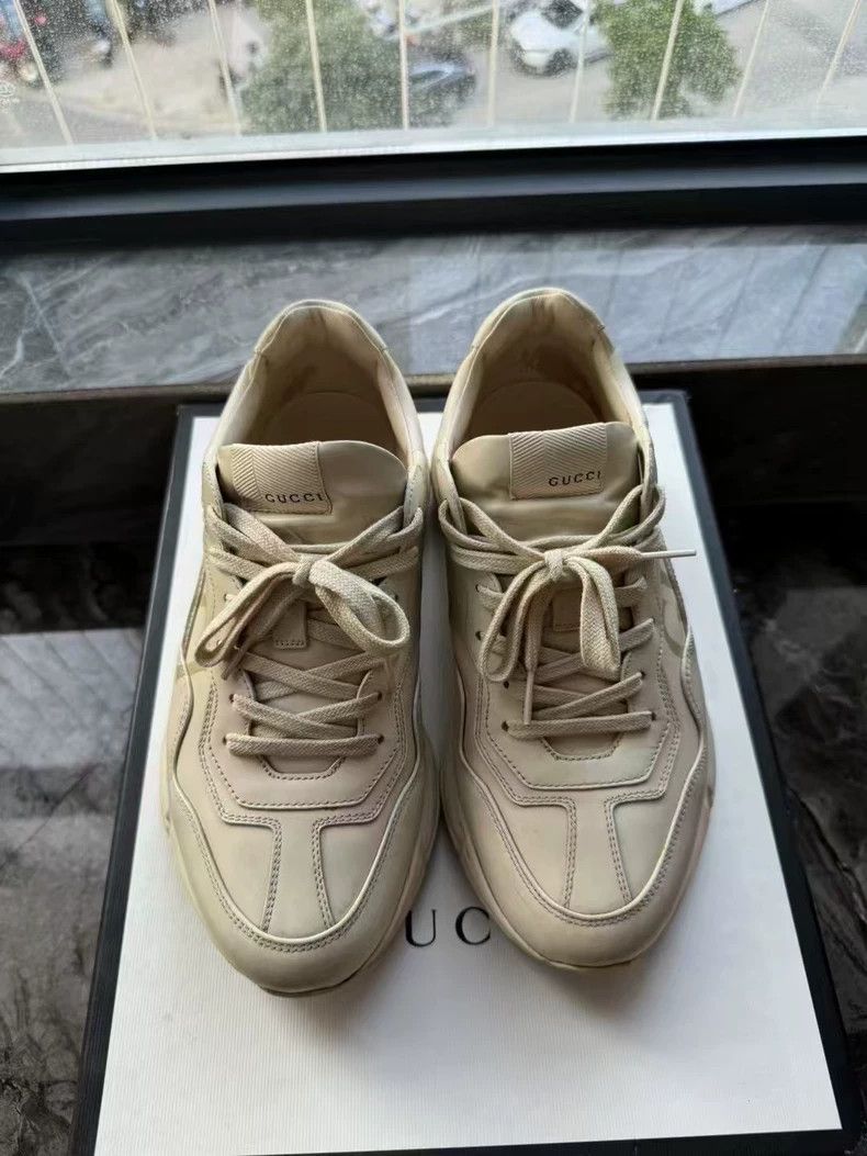 Gucci Gucci Rhyton ivory white dad sneakers Size US 10 / EU 43 - 2 Thumbnail