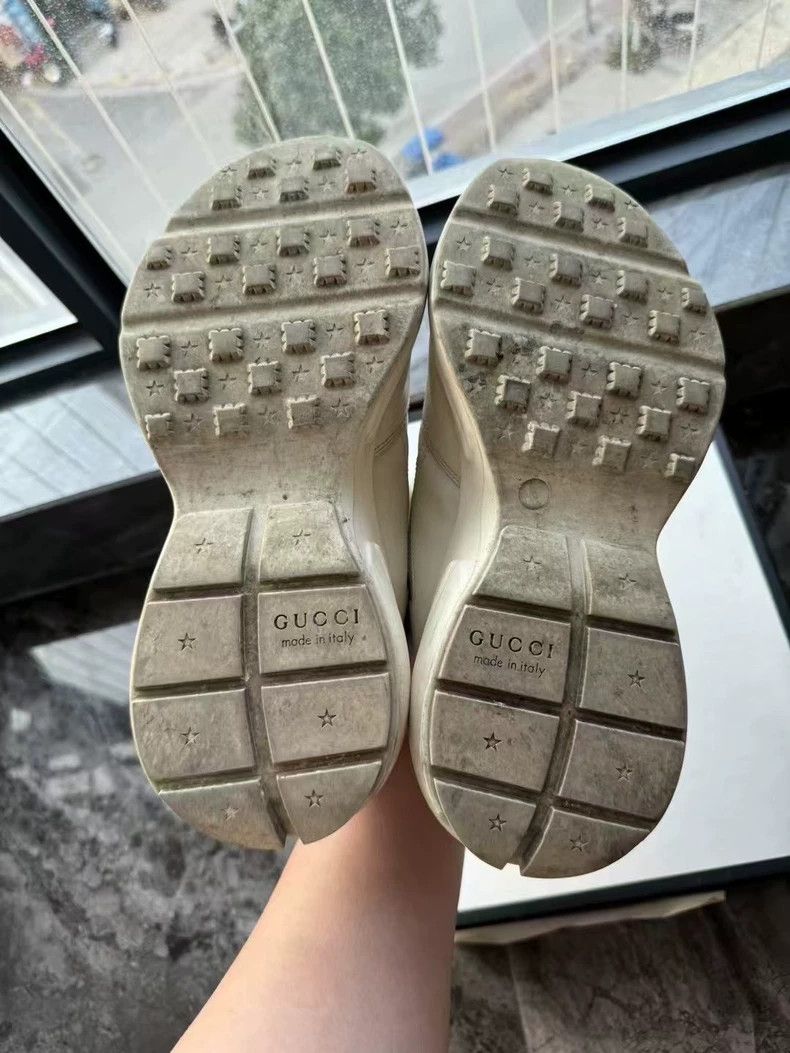 Gucci Gucci Rhyton ivory white dad sneakers Size US 10 / EU 43 - 4 Thumbnail