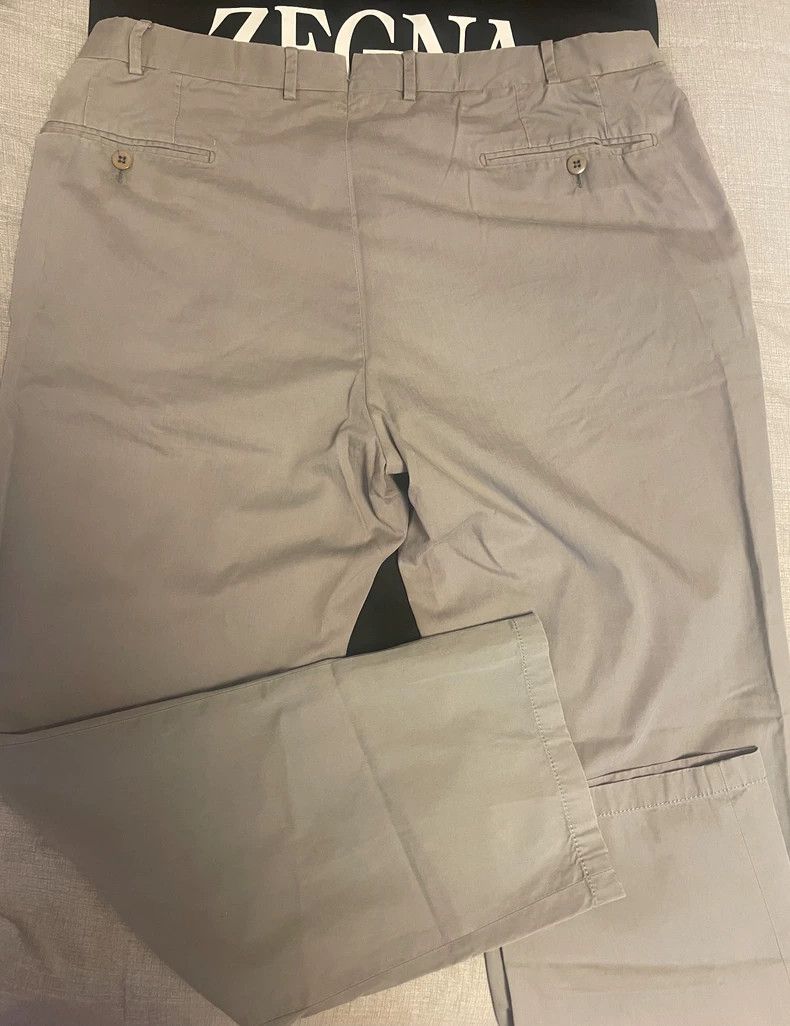 Ermenegildo Zegna Ermenegildo Zegna Men's Gray Casual Pants Size US 44 / EU 60 - 3 Thumbnail