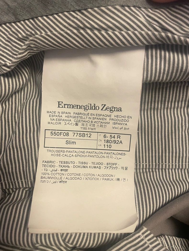 Ermenegildo Zegna Ermenegildo Zegna Men's Gray Casual Pants Size US 44 / EU 60 - 8 Thumbnail
