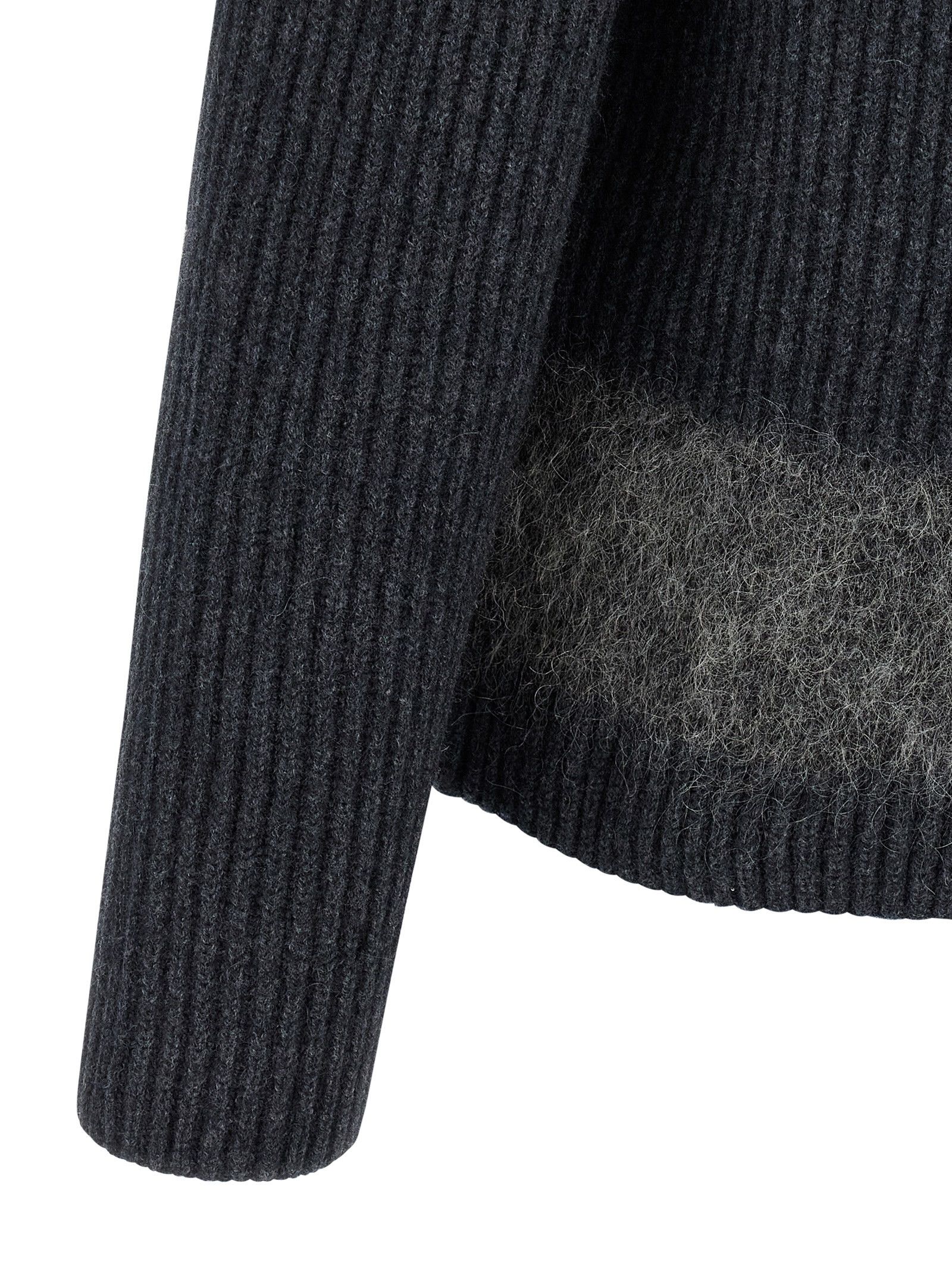 Dsquared2 Carded Wool Insert Sweater Size US L / EU 52-54 / 3 - 4 Thumbnail
