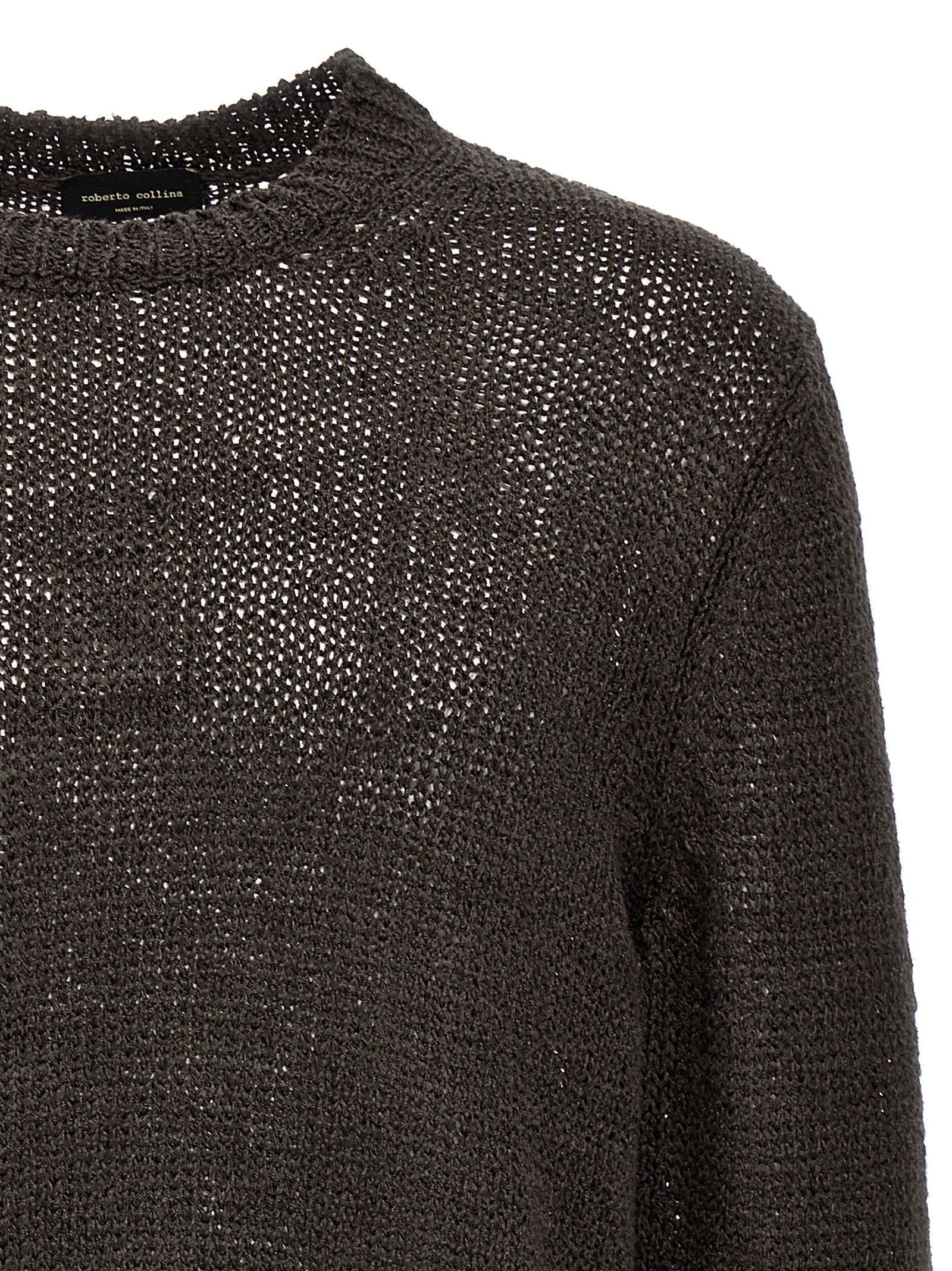 Roberto Collina Mesh Sweater Size US L / EU 52-54 / 3 - 3 Thumbnail