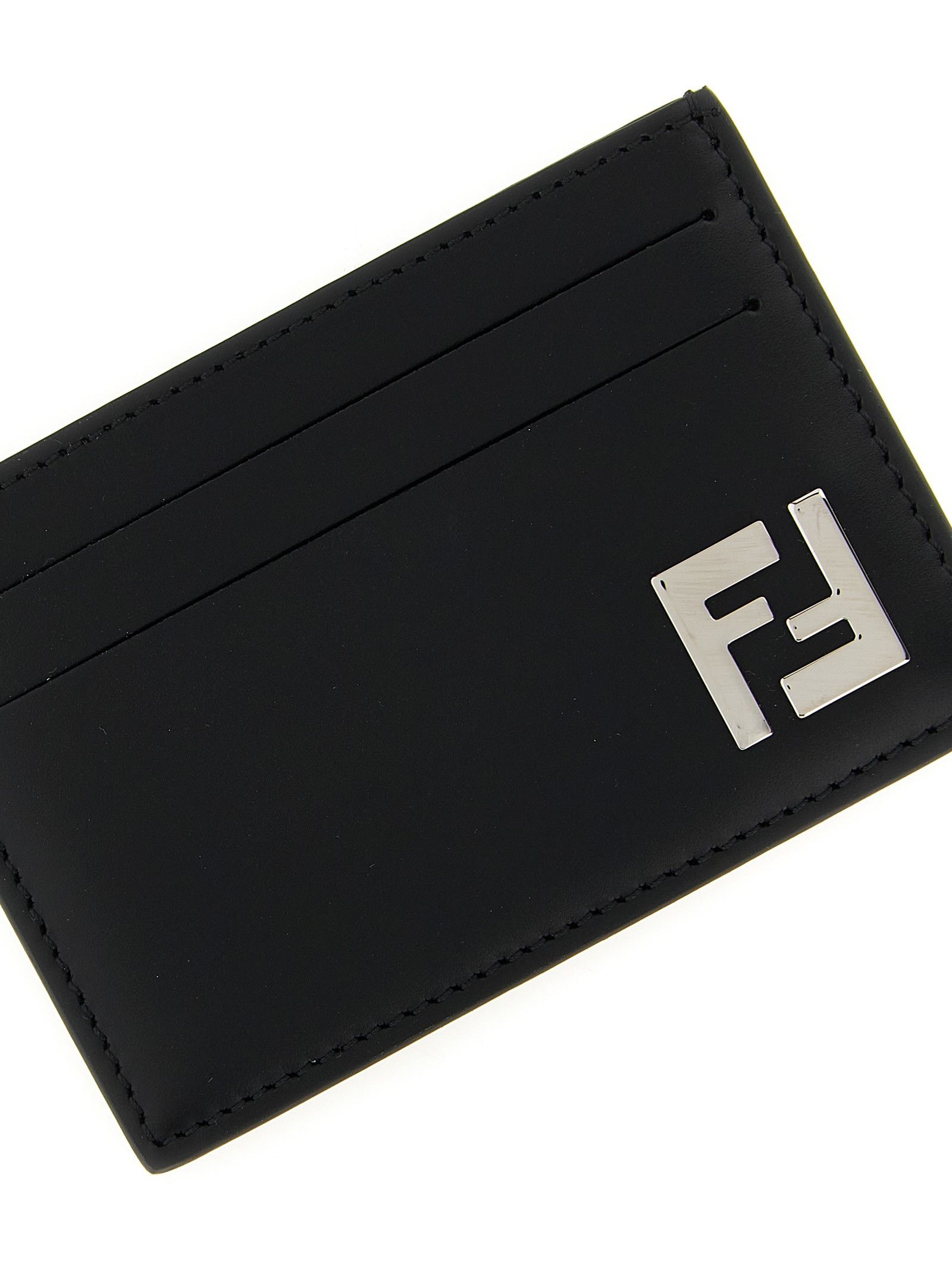 Fendi 'Slim Squared Ff' Card Holder Size ONE SIZE - 3 Thumbnail