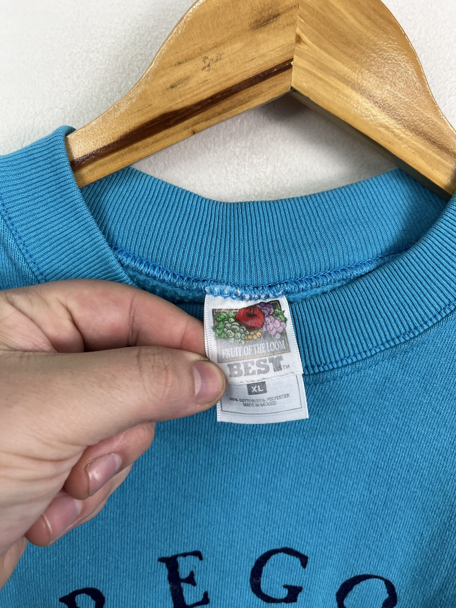 Vintage Vintage 90's "Oregon Portland" Spell out Pullover Crewneck SIze XL Size US XL / EU 56 / 4 - 2 Thumbnail