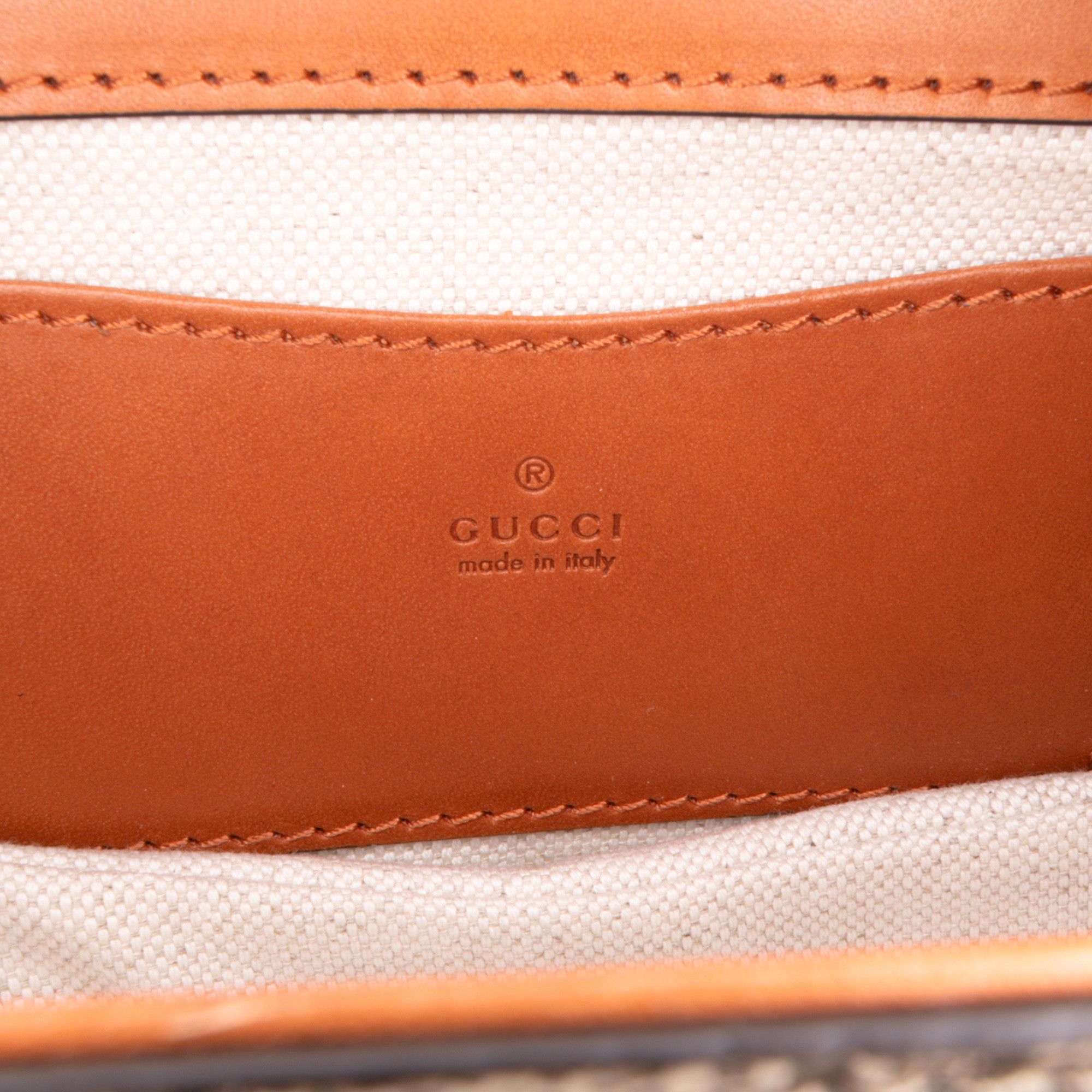 Gucci Gucci Mini GG Supreme Web Bamboo 1947 Belt Bag Size ONE SIZE - 5 Thumbnail