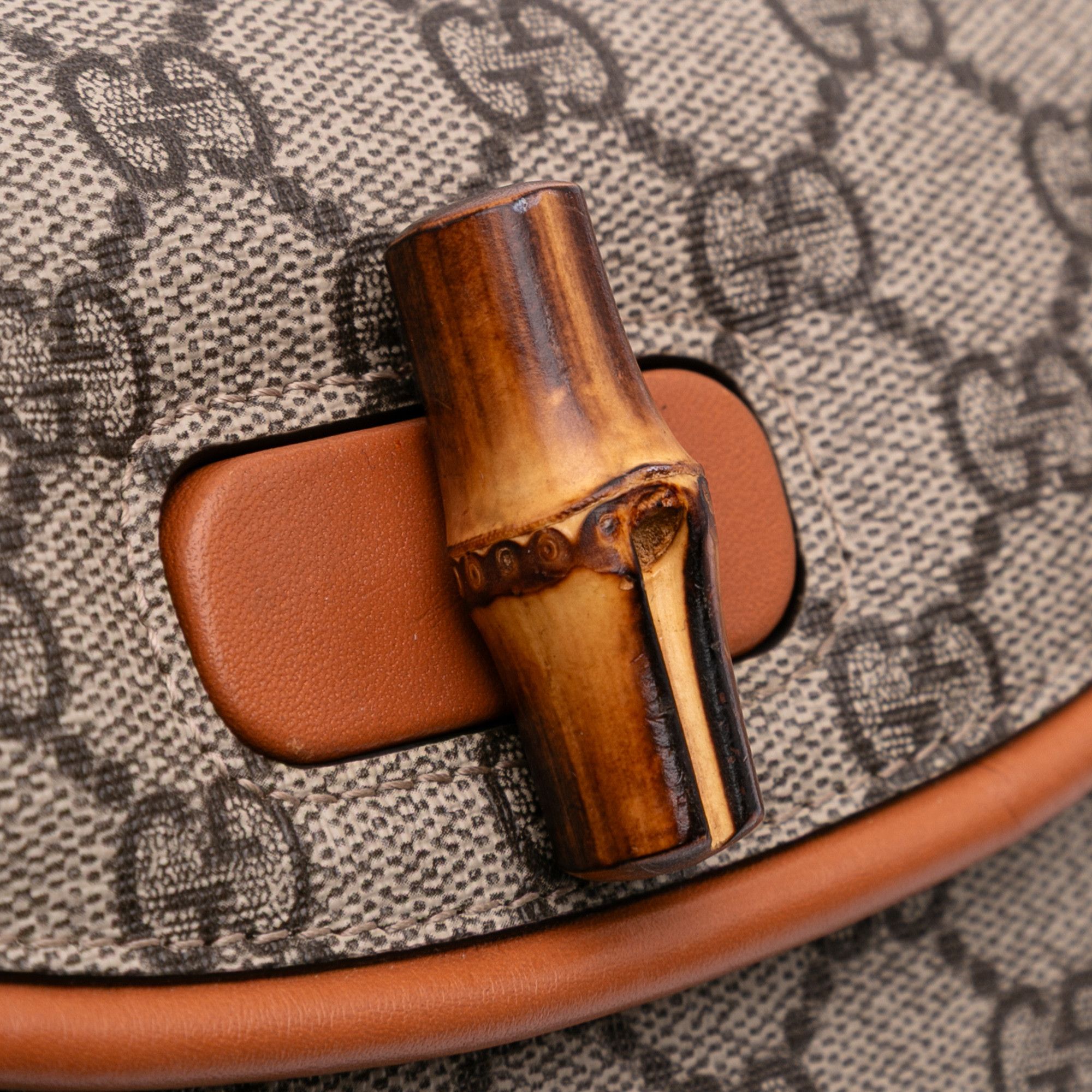 Gucci Gucci Mini GG Supreme Web Bamboo 1947 Belt Bag Size ONE SIZE - 7 Thumbnail