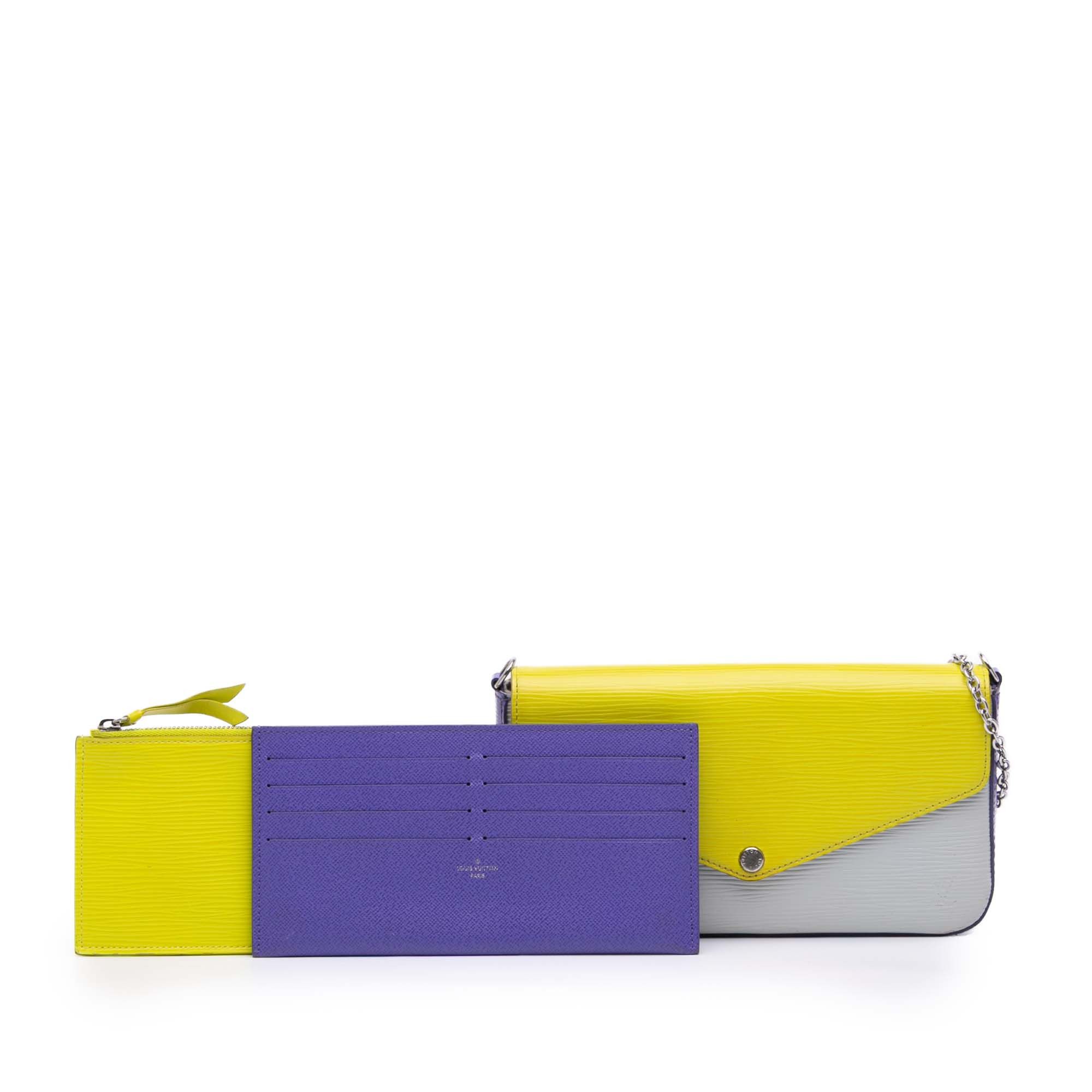 Louis Vuitton Louis Vuitton Epi Tricolor Pochette Felicie Size ONE SIZE - 12 Thumbnail