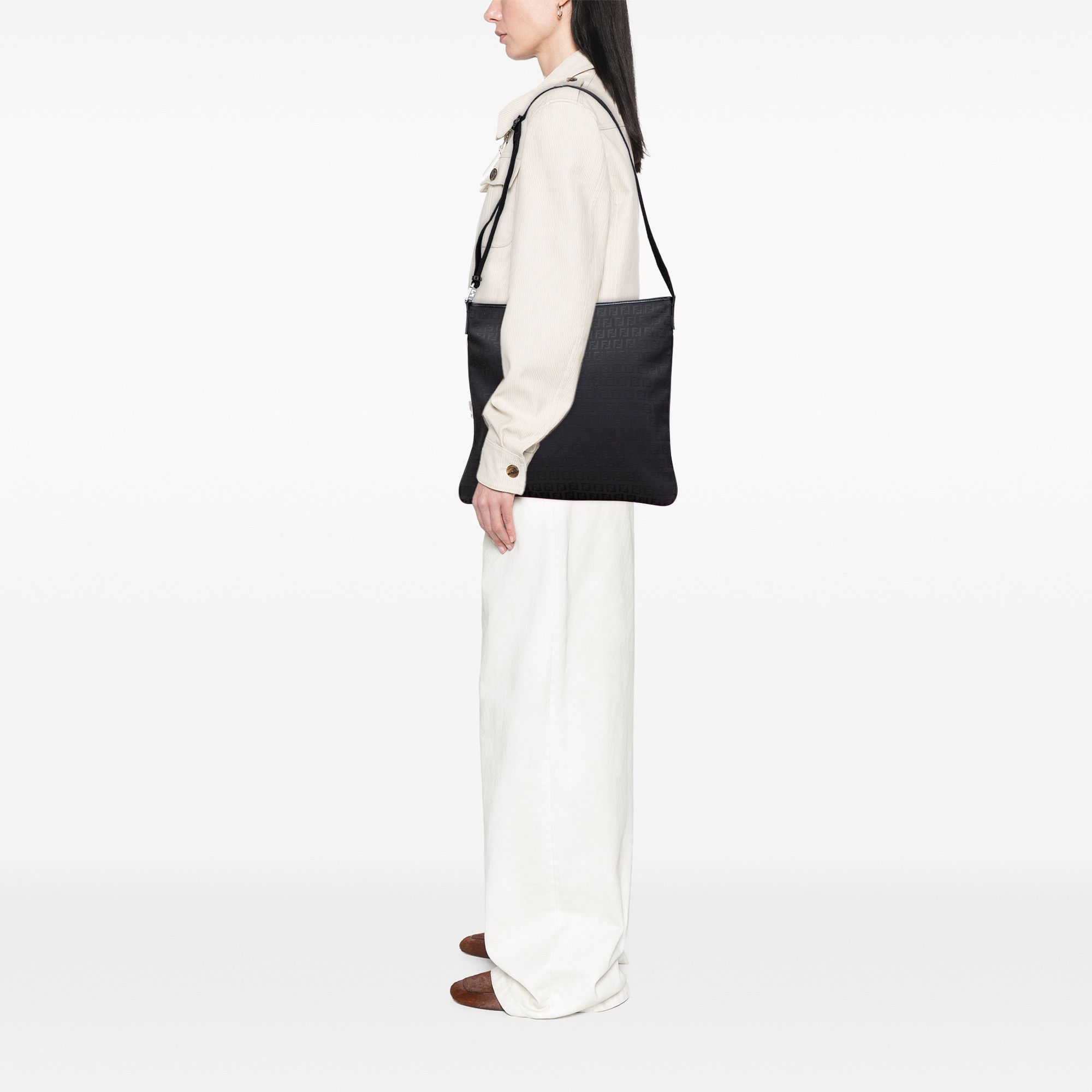 Fendi Fendi Zucchino Canvas Crossbody Size ONE SIZE - 11 Thumbnail
