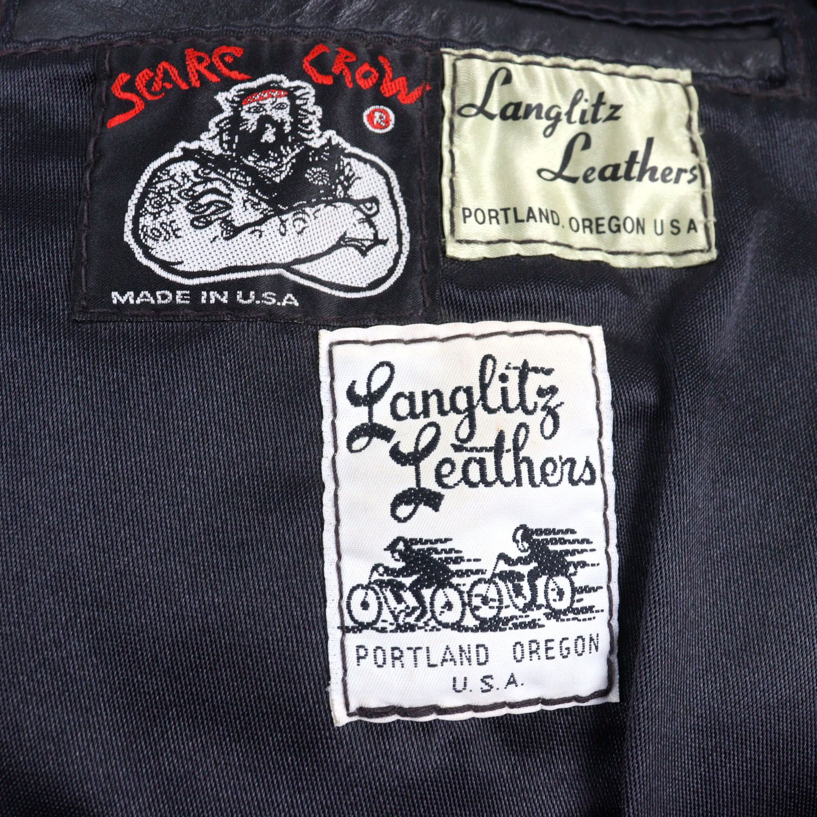 Other Other Langlitz Leathers Columbia Leather Jacket Leather Outerwear Size ONE SIZE - 9 Thumbnail