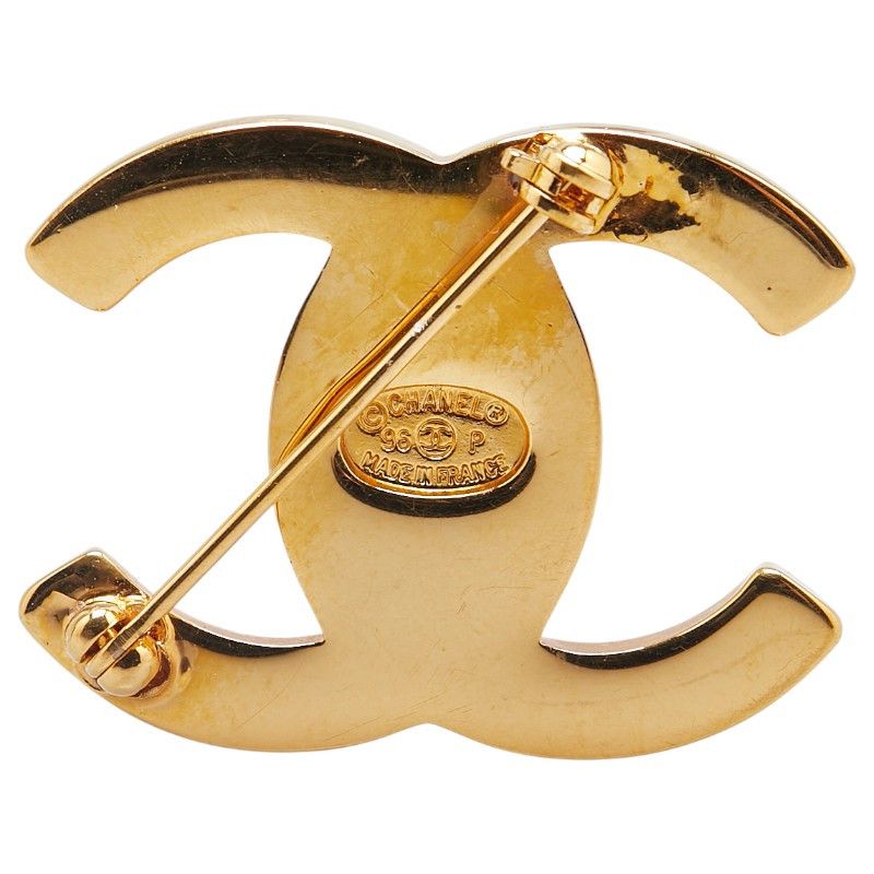 Chanel Chanel Chanel Coco Mark Turnlock Brooch Metal Brooch Size ONE SIZE - 2 Thumbnail