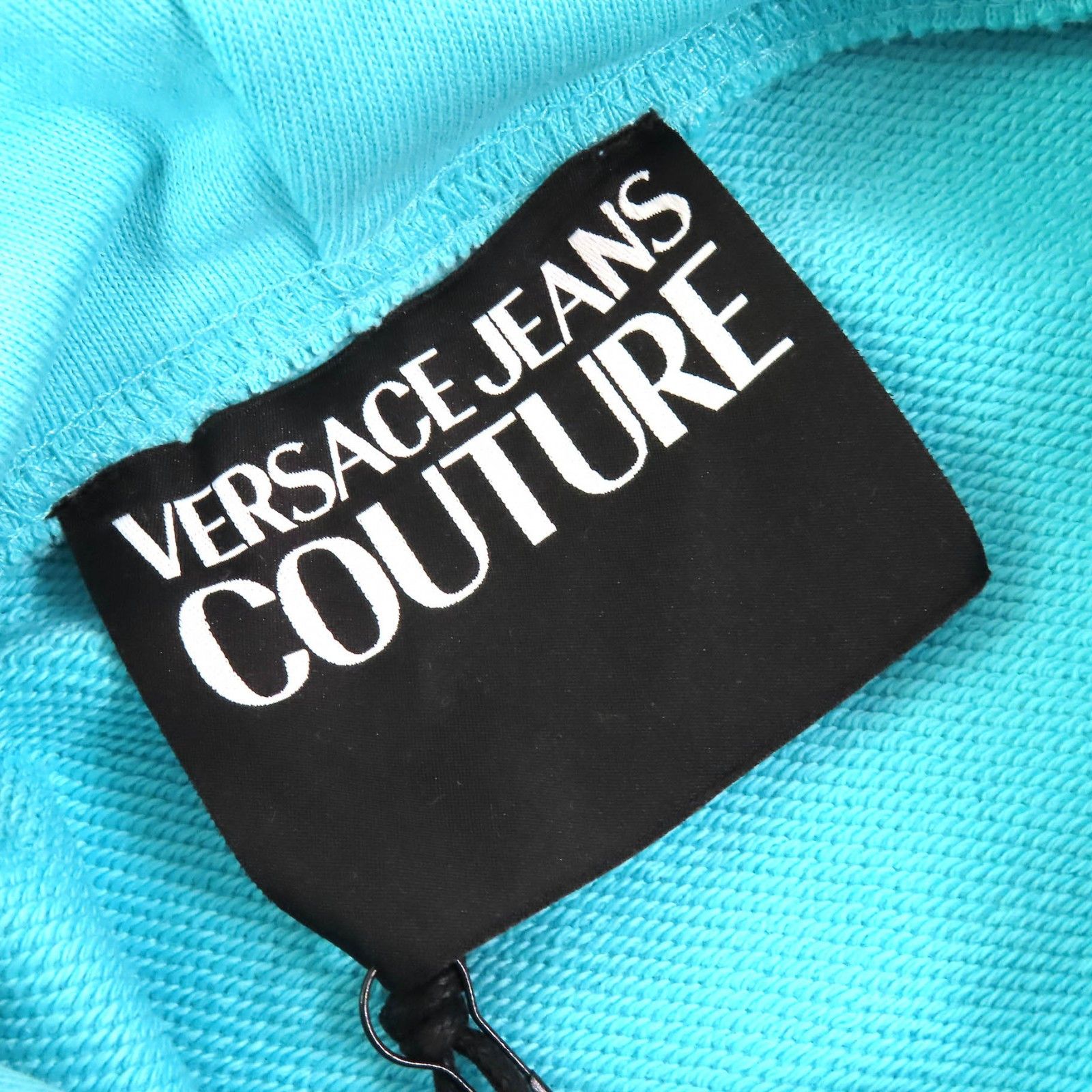 Versace Versace Versace Jeans Couture Logo Sequined Cotton Hoodie Cotton Sweatshirts & Hoodies DUTY FREE for USA Size ONE SIZE - 7 Thumbnail
