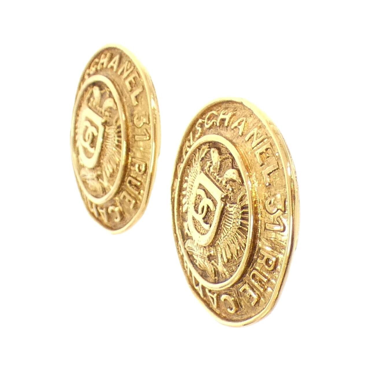 Chanel Chanel Chanel Earrings Metal Earrings DUTY FREE for USA Size ONE SIZE - 2 Thumbnail