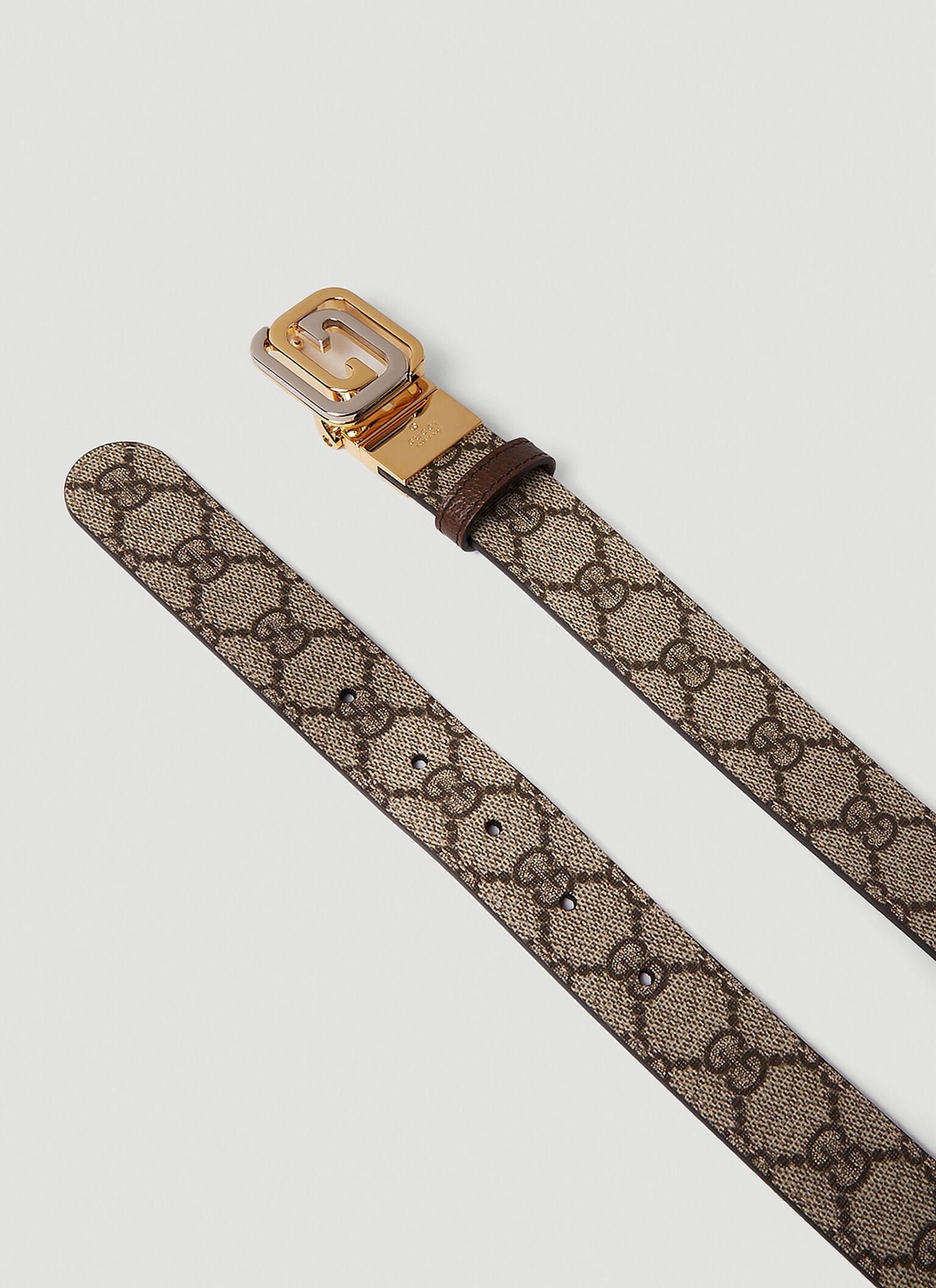 Gucci Gucci Squared Interlocking G Reversible Belt SIZE 80 Size ONE SIZE - 3 Thumbnail