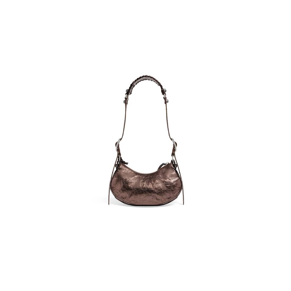 Balenciaga le cagole xs shoulder bag metallized in bronze Size ONE SIZE - 4 Thumbnail